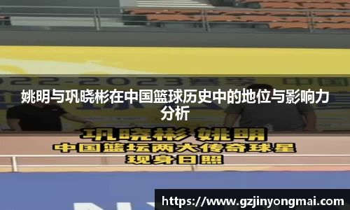 姚明与巩晓彬在中国篮球历史中的地位与影响力分析